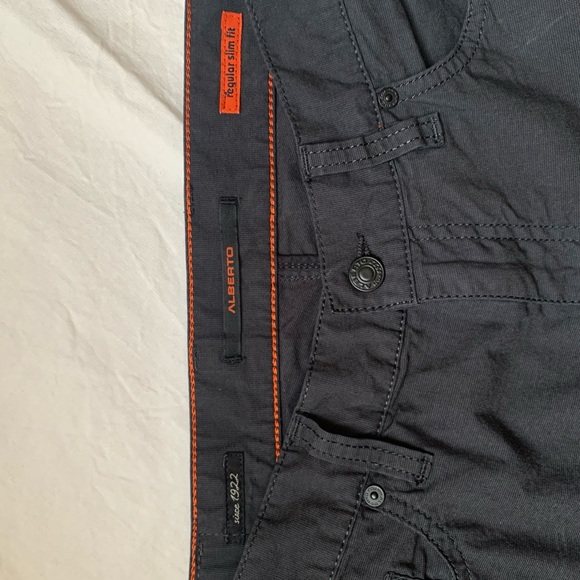 Men’s Alberto Slim Fit Pants - Picture 3 of 3